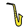 Emoji Sassofono 🎷 image - OpenMoji style