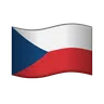 Flag: Czechia Emoji 🇨🇿 image - Telegram style