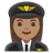 Woman Pilot: Medium Skin Tone