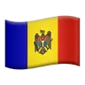 Flag: Moldova Emoji 🇲🇩 image - Apple style