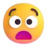 Zdenerwowana Twarz Emoji 😧 image - Microsoft 3D Fluent style