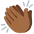 Clapping Hands: Medium-Dark Skin Tone