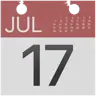 Calendar Emoji 📅 image - Apple style