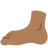 Foot: Medium-Dark Skin Tone