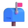 Emoji Cutie poștală închisă cu pavilion înălțat 📫 image - Microsoft 3D Fluent style