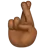 Crossed Fingers: Medium-Dark Skin Tone