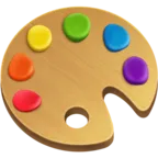 จานสีศิลปิน Emoji 🎨 image - Facebook Meta style