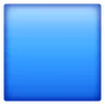 Großes blaues Quadrat Emoji 🟦 image - Samsung style