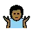 Man Shrugging: Medium-Dark Skin Tone
