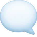 왼쪽 연설 거품