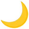 Crescent Moon Emoji 🌙 image - Google Noto Color style