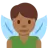 Man Fairy: Medium-Dark Skin Tone