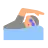 Person Swimming: Medium-Light Skin Tone