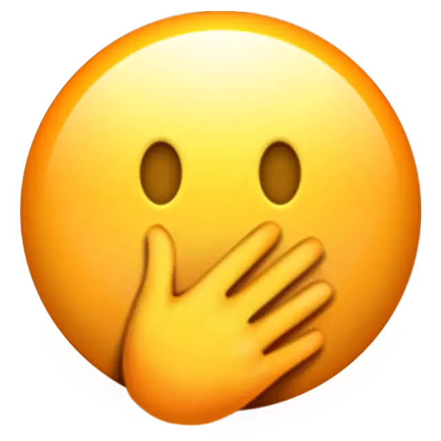 หน้าเบิกตากว้างและเอามือปิดปาก