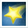 Shooting Star Emoji 🌠 image - Apple style
