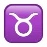 Taurus Emoji ♉ image - Telegram style