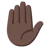 Raised Hand: Dark Skin Tone