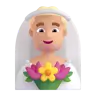 Man With Veil: Medium-Light Skin Tone Emoji 👰🏼‍♂️ image - Microsoft 3D Fluent style