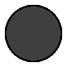 Black Large Circle ⬤ image - OpenMoji style