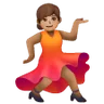 Woman Dancing: Medium Skin Tone Emoji 💃🏽 image - Samsung style