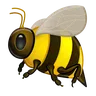 Honeybee Emoji 🐝 image - Telegram style