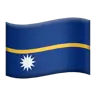 Flag: Nauru Emoji 🇳🇷 image - Apple style