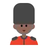 Guard: Medium-Dark Skin Tone Emoji 💂🏾 image - Tossface style