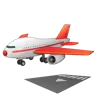 Avion à l’atterrissage Emoji 🛬 image - WhatsApp style