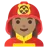 Woman Firefighter: Medium Skin Tone