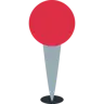 गोल पुशपिन Emoji 📍 image - Twitter / X (Twemoji) style