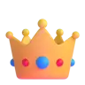 Krone Emoji 👑 image - Microsoft 3D Fluent style