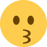 จูบใบหน้า Emoji 😗 image - Twitter / X (Twemoji) style