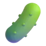 Emoji Cetriolo 🥒 image - Microsoft 3D Fluent style