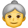 Vieille femme Emoji 👵 image - Samsung style