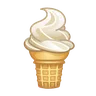Soft Ice Cream Emoji 🍦 image - Telegram style