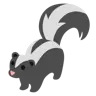 Skunk Emoji 🦨 image - Google Noto Color style