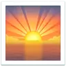 Emoji răsărit 🌅 image - Apple style