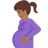 Pregnant Woman: Medium-Dark Skin Tone