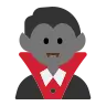 Man Vampire: Medium Skin Tone Emoji 🧛🏽‍♂️ image - Tossface style