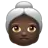 Old Woman: Dark Skin Tone