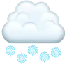 เมฆกับหิมะ Emoji 🌨 image - WhatsApp style