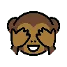 See-No-Evil Monkey Emoji 🙈 image - OpenMoji style