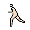 Person Running: Light Skin Tone Emoji 🏃🏻 image - OpenMoji style