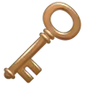 Alter Schlüssel Emoji 🗝 image - WhatsApp style
