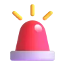 Polizeiauto-Rundumlicht Emoji 🚨 image - Microsoft 3D Fluent style