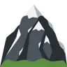 Snow-Capped Mountain Emoji 🏔 image - Twitter / X (Twemoji) style