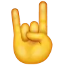 Emoji Segno dei Corni 🤘 image - WhatsApp style