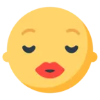 Kissing Face With Closed Eyes