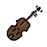 Emoji Violino 🎻 image - OpenMoji style