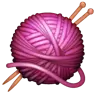 Emoji Gomitolo di lana 🧶 image - WhatsApp style